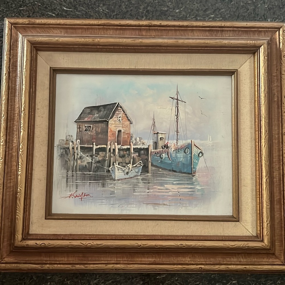 Oil Painting Signed A. Simpson